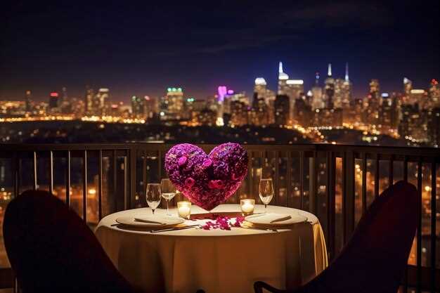 Рекомендации по бронированию столиков для влюбленных