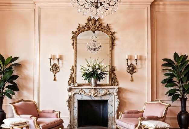 Цветовые решения и текстуры в стиле барокко