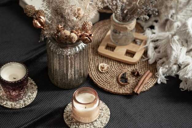 Создание атмосферы с помощью уникальных свечей на праздники