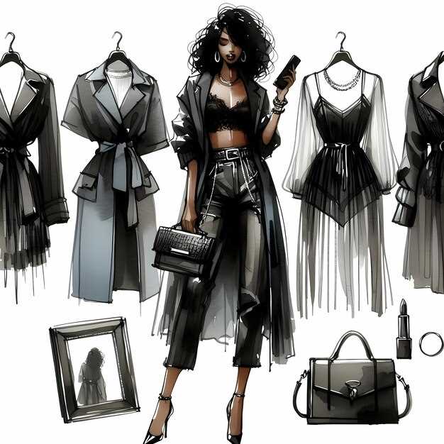 Создание коллекции: шаги от идеи до готового дизайна одежды