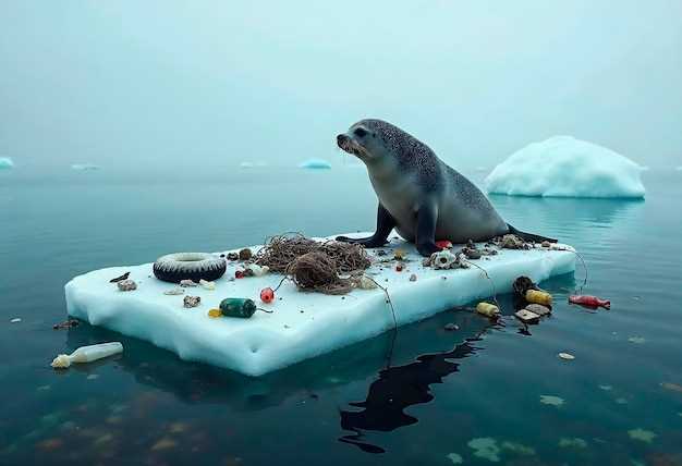 Влияние пластикового загрязнения на морскую флору и фауну