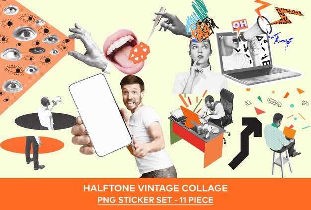 Идеи для креативных коллажей: от природы до абстракции