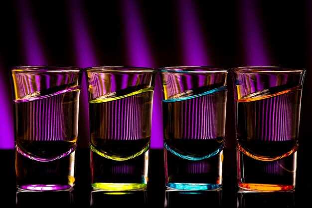 Классические и современные шоты на основе tequila