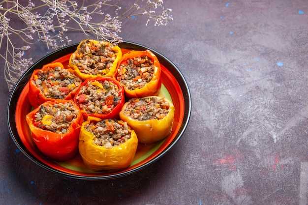 Быстрые закуски из перца: популярные рецепты с фаршем