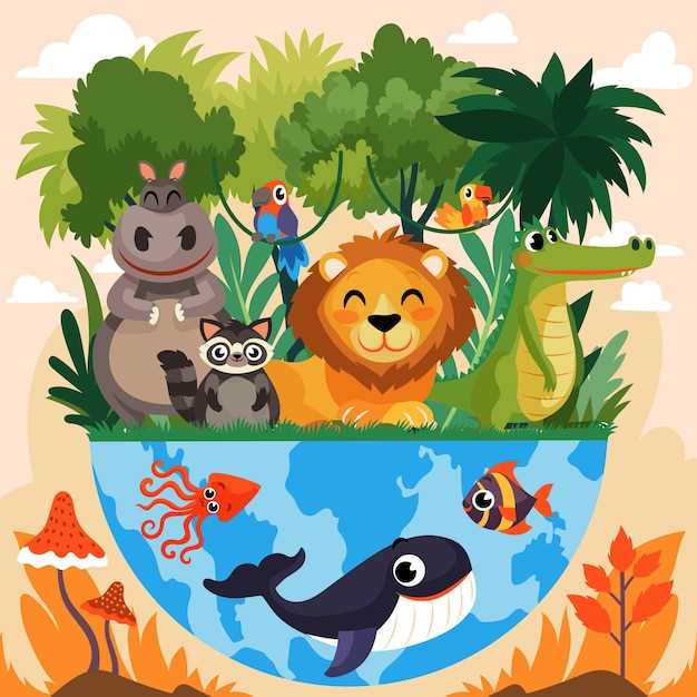 Уникальная флора и фауна континентов